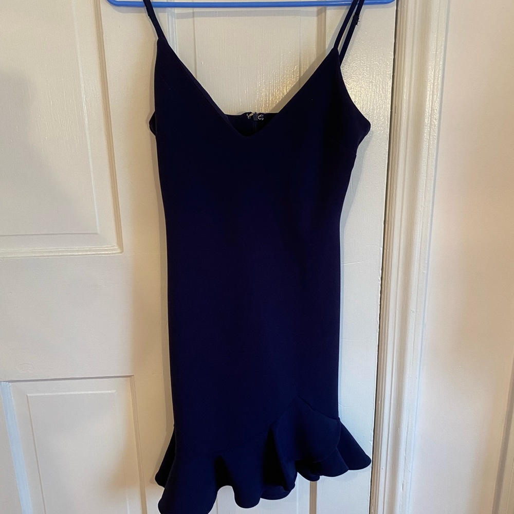 Navy mini dress